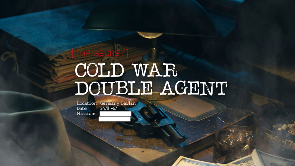 Cold War: Double Agent – portabelt escape room från Gáta Escape